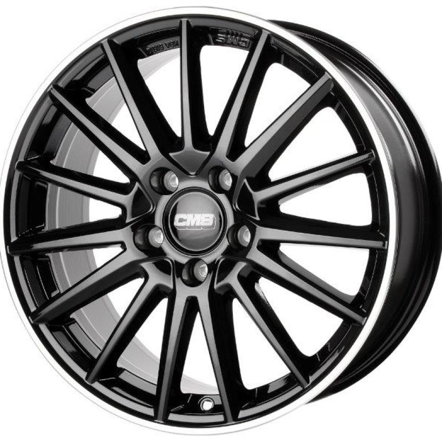 C23 Diamond Rim Black Gloss 8x19