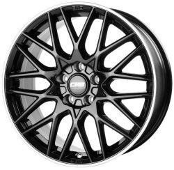 C25 Diamond Rim Black Gloss 8x18