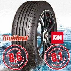 Sportnex AS-2+ TM- ja Tuulilasi-testimenestys 285/30-21 Y