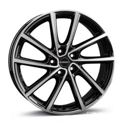 V black polished glossy 7.0x19