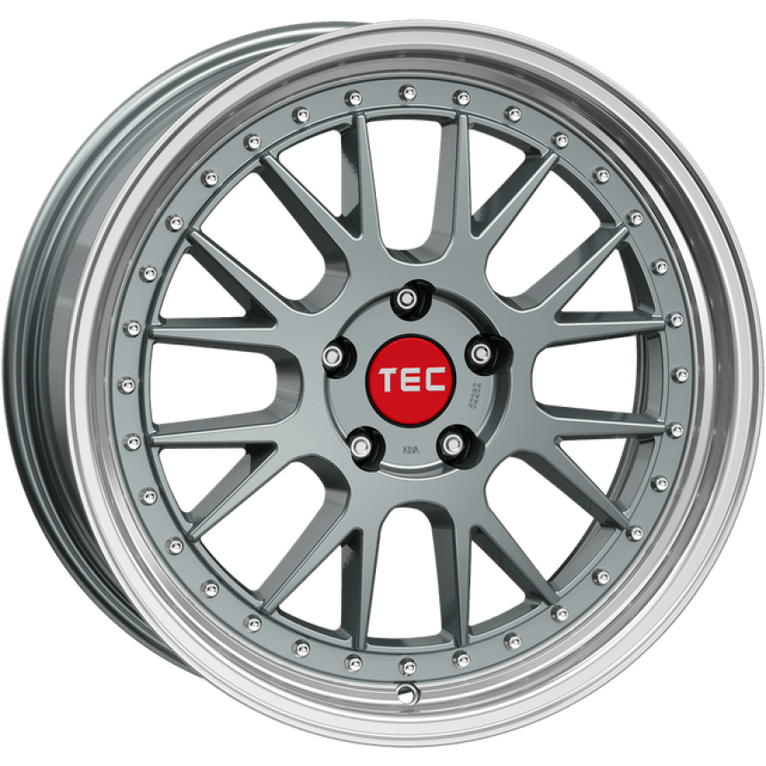 GTE Titan polished lip CB: 72.5 8x18