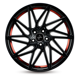 KT20 Matt Black Red Inside 8.5x19