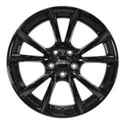 A5 Black Painted 8x19