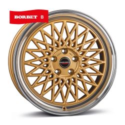 B gold rim polished 7.0x17