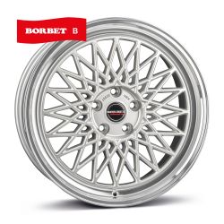 B silver rim polished 8x18