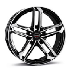 ATX black polished glossy 8.0x19