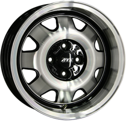 CUP Gloss Black / Polished 7.0x15