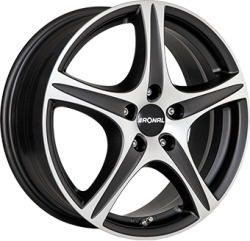 R56 Dull Black / Polished 6.5x16