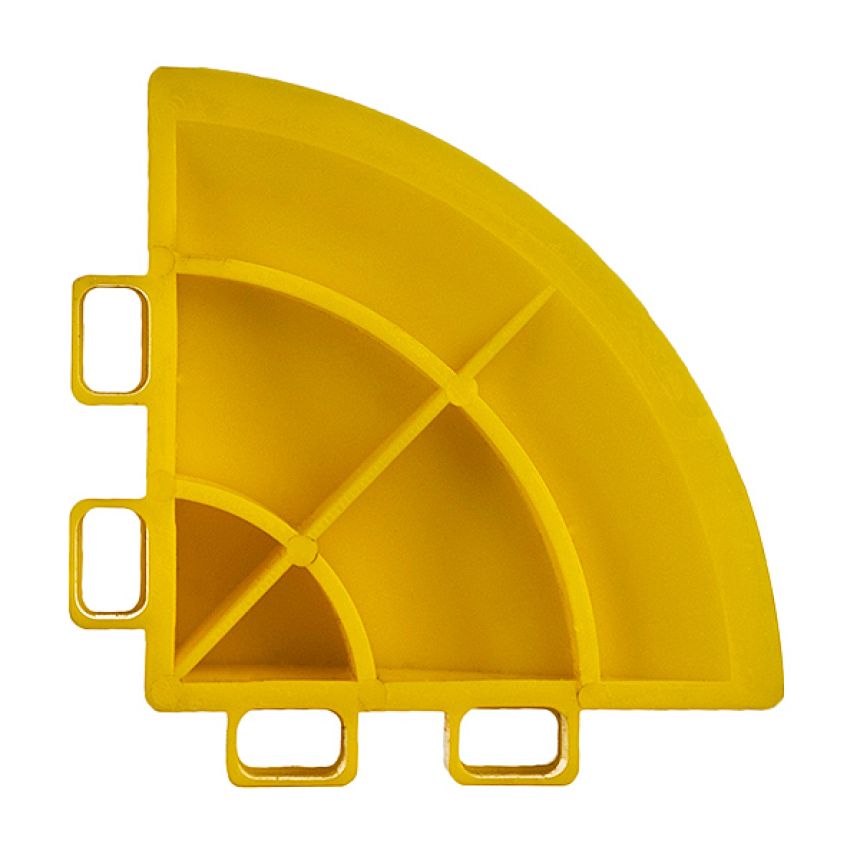 Lattialaatan kulmapala, racing yellow 4 kpl